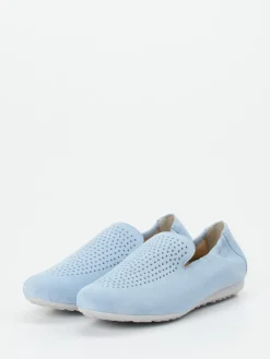 – Komfort-Slipper aus Veloursleder hell-Semler Best