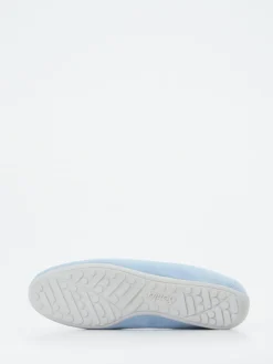 – Komfort-Slipper aus Veloursleder hell-Semler Best