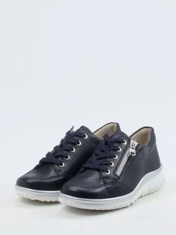 – Komfort-Sneaker aus Kalbleder Dunkel-Semler Hot