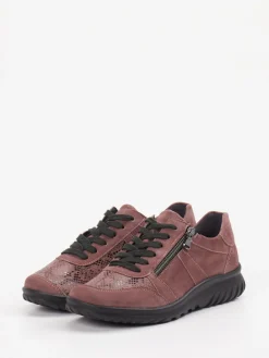 – Komfort-Sneaker aus Stretchmaterial Altrosa-Semler Clearance