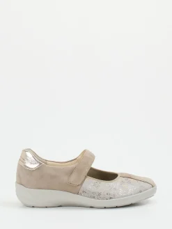 – Mary Janes aus Veloursleder in grau-Semler Hot