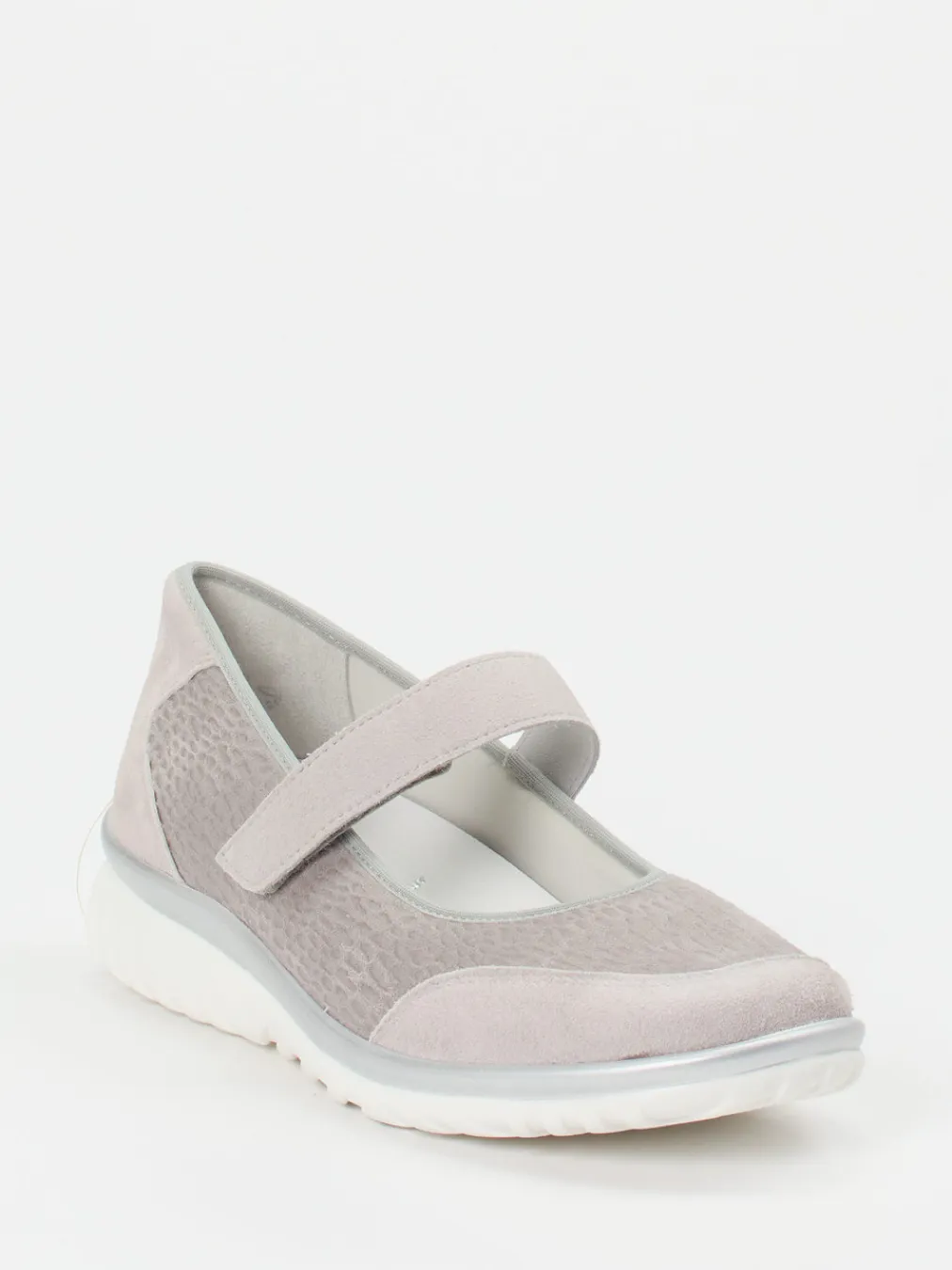 – Mary Janes aus Veloursleder Hell-Semler New