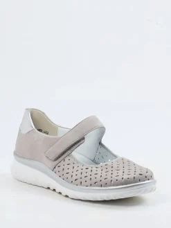 – Mary Janes aus Veloursleder Taupe-Grau-Semler Online