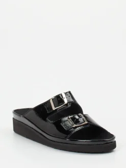 – Pantoletten aus Lackleder in-Semler Clearance