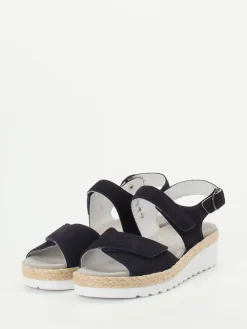 – Plateausandale aus Veloursleder-Semler Sale