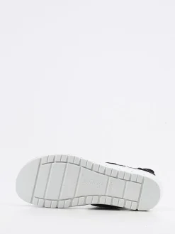 – Sandalen aus Veloursleder Dunkel-Semler New