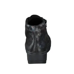 – Schnürboots aus geprägtem Leder floral-Semler Sale