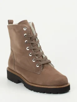 – Schnürboots aus Nubukleder in Taupe-Semler Clearance