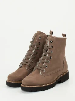 – Schnürboots aus Nubukleder in Taupe-Semler Clearance