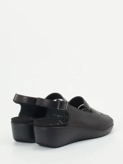 – Slingback-Sandalen aus Kalbleder-Semler Clearance