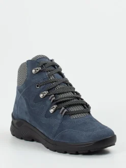 – Stiefelette aus Veloursleder Dunkel-Semler Sale