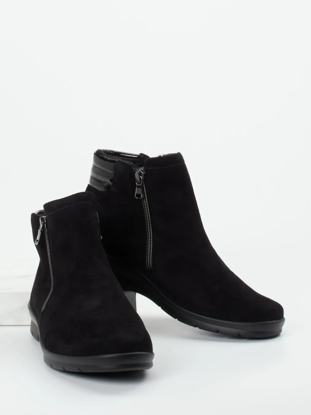 – Stiefeletten aus Veloursleder-Semler Online