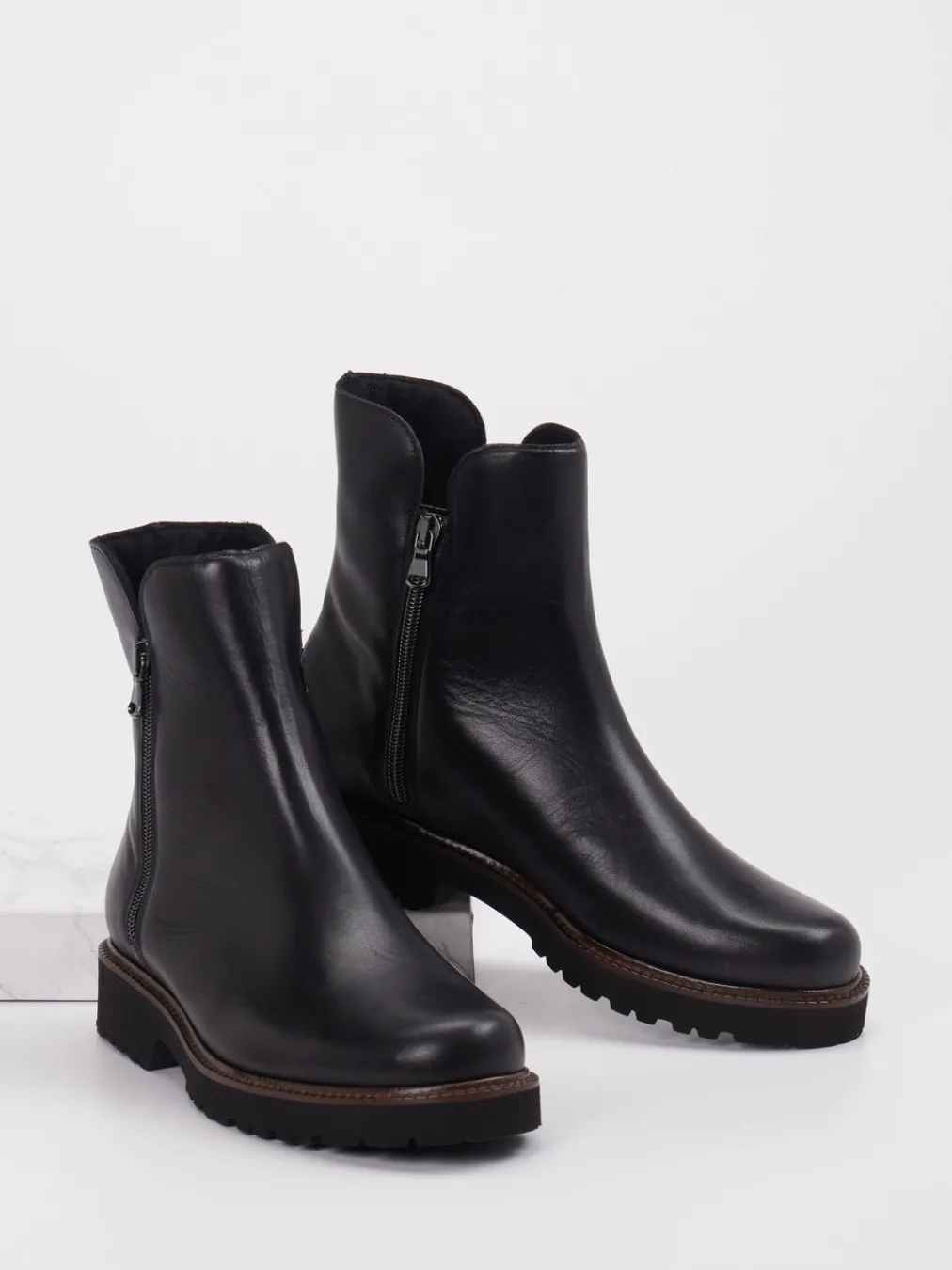 – Stiefeletten aus Kalbleder-Semler Sale