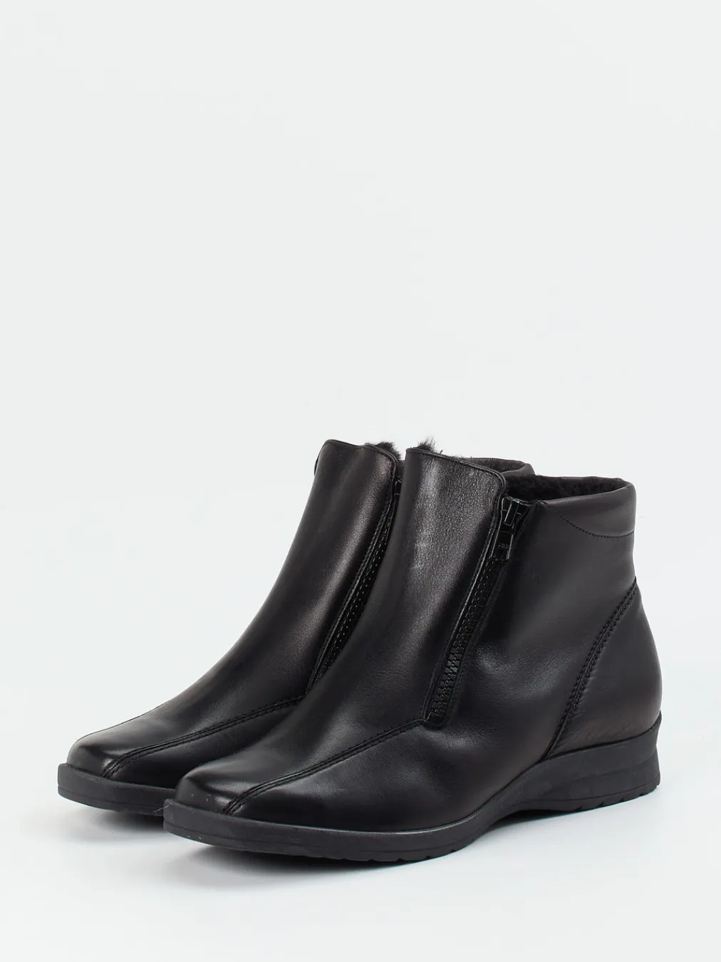 – Warmfutter-Stiefelette aus Kalbleder-Semler Outlet