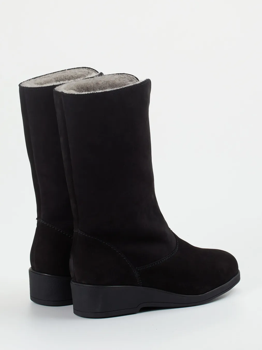 – Winterstiefel aus Veloursleder-Semler