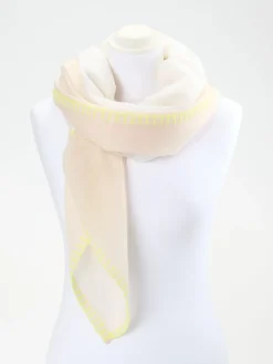 Simone Bruns – Schal aus Kaschmir mit Neonakzent-Simone Bruns Cashmere Couture New