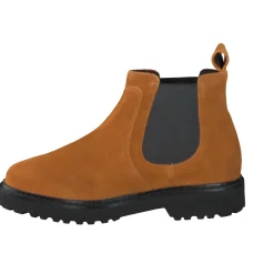 – Chelsea Boots aus Veloursleder cognacfarben-Sioux Online