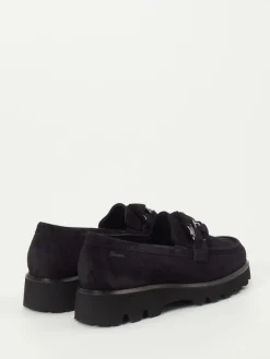 – Chunky-Loafer aus Veloursleder Tiefschwarz-Sioux Sale