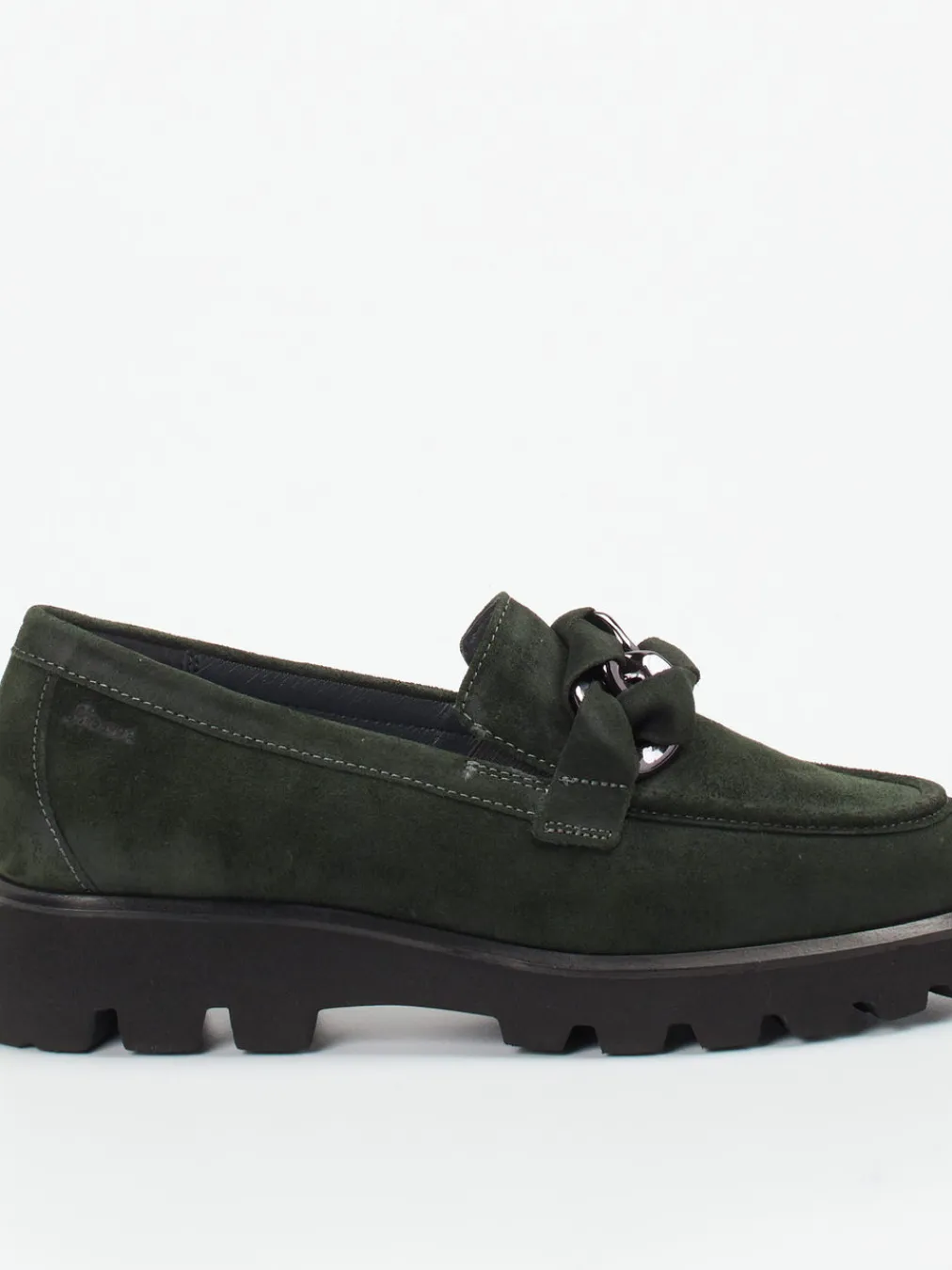 – Chunky-Slipper aus Veloursleder Tannen-Sioux Discount