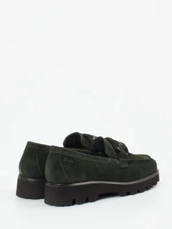 – Chunky-Slipper aus Veloursleder Tannen-Sioux Discount