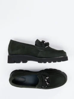 – Chunky-Slipper aus Veloursleder Tannen-Sioux Discount