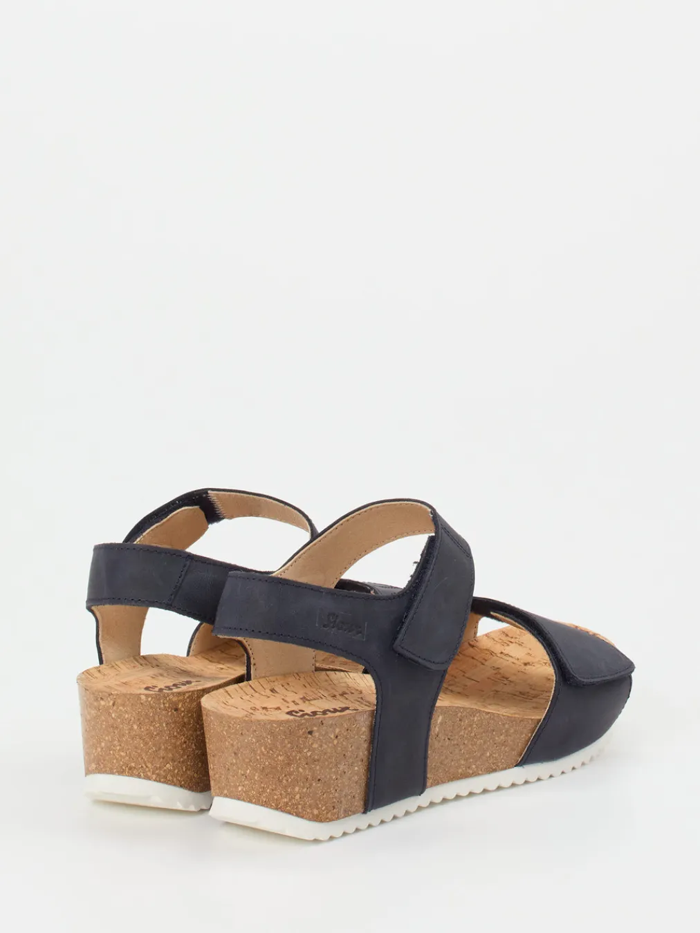 – Keilsandalette aus Kalbleder dunkel-Sioux Clearance