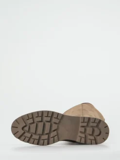 – Kniehohe Stiefel aus Nubukleder-Sioux