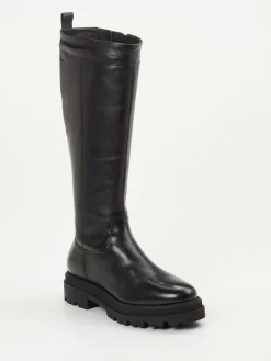 – Kniehohe Stiefel aus Kalbleder-Sioux