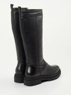 – Kniehohe Stiefel aus Kalbleder-Sioux