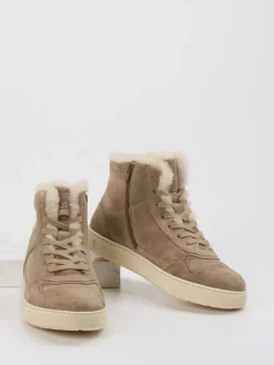 – Stiefeletten aus Veloursleder sand-Sioux Outlet