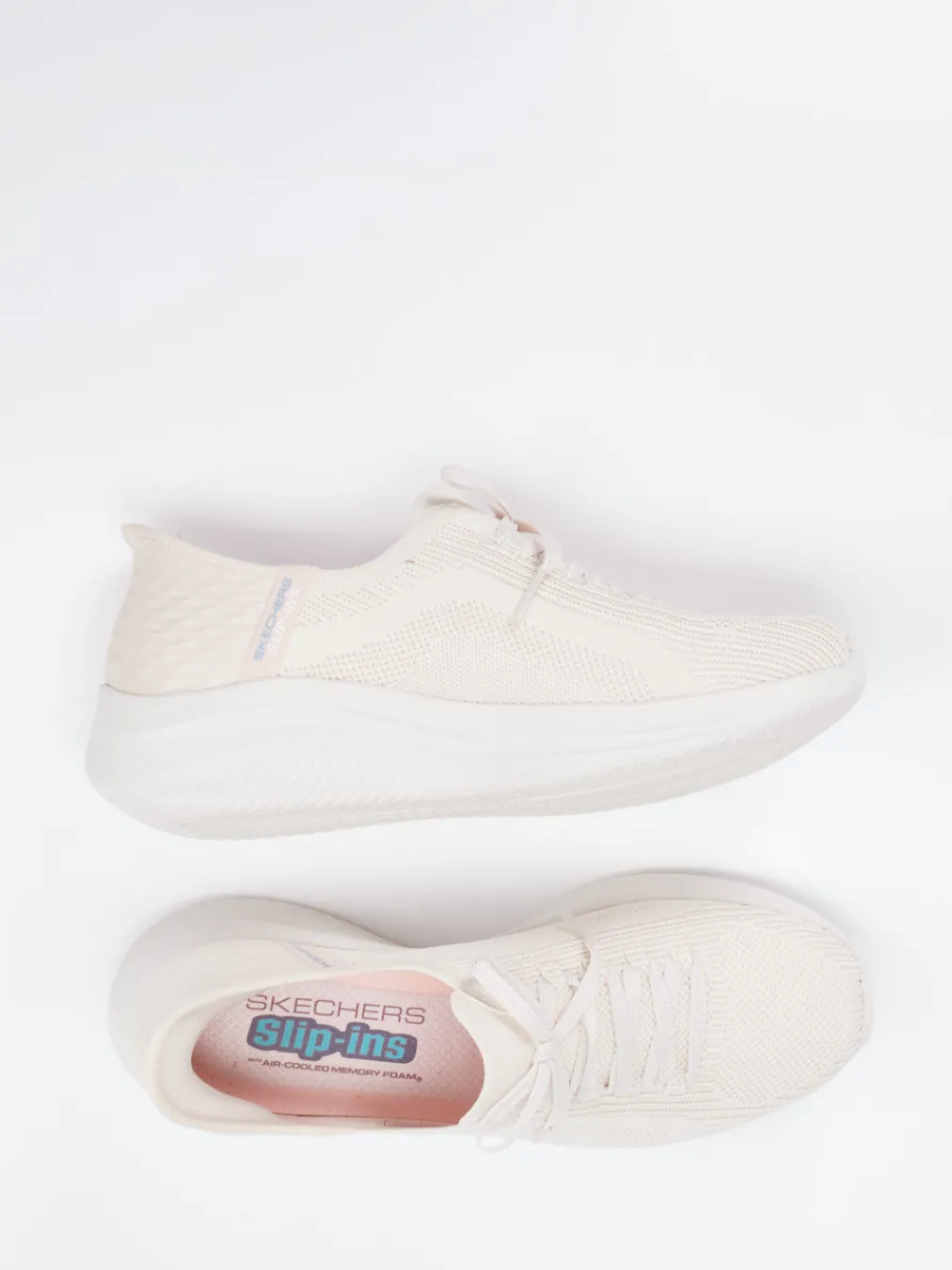 – Slip-On Sneaker aus Textil in Cremeweiß-Skechers Outlet