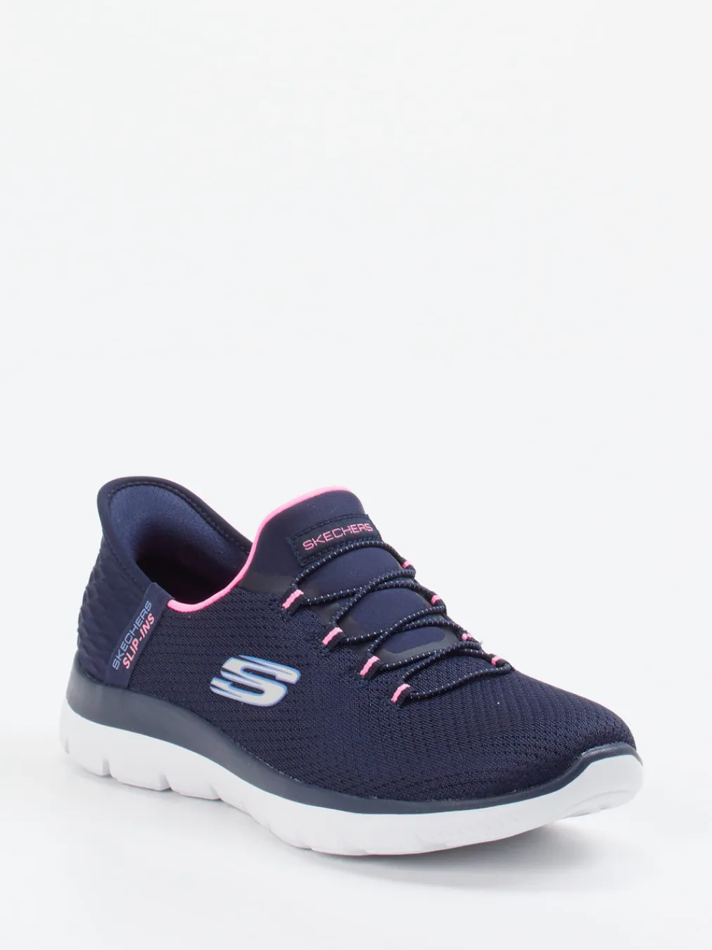 – Slip-On Sneaker aus Textil in Dunkel-Skechers Outlet