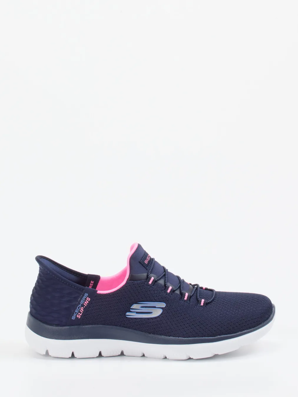 – Slip-On Sneaker aus Textil in Dunkel-Skechers Outlet