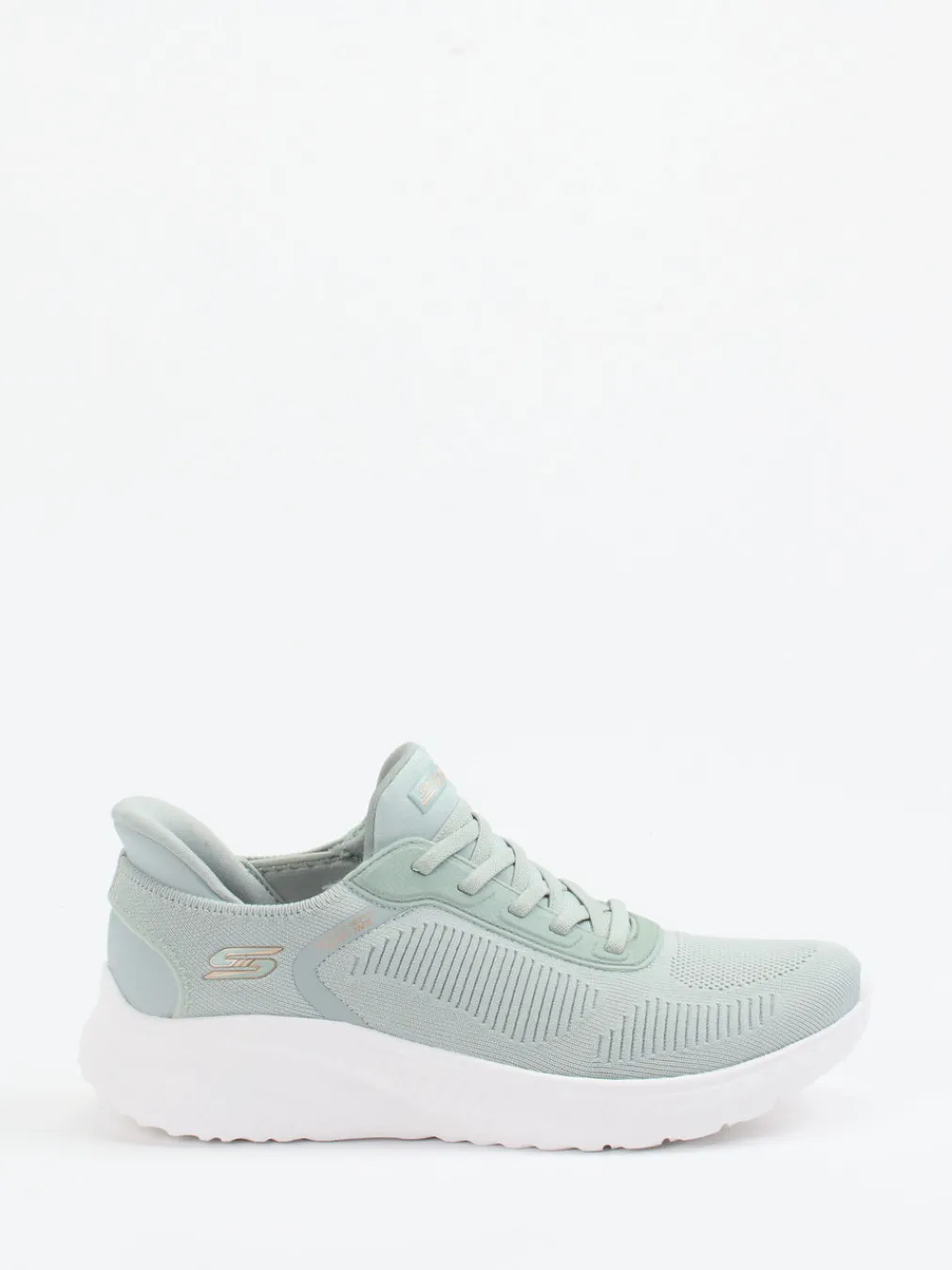 – Slip-On-Sneaker aus Meshtextil Pastellgrün-Skechers Outlet