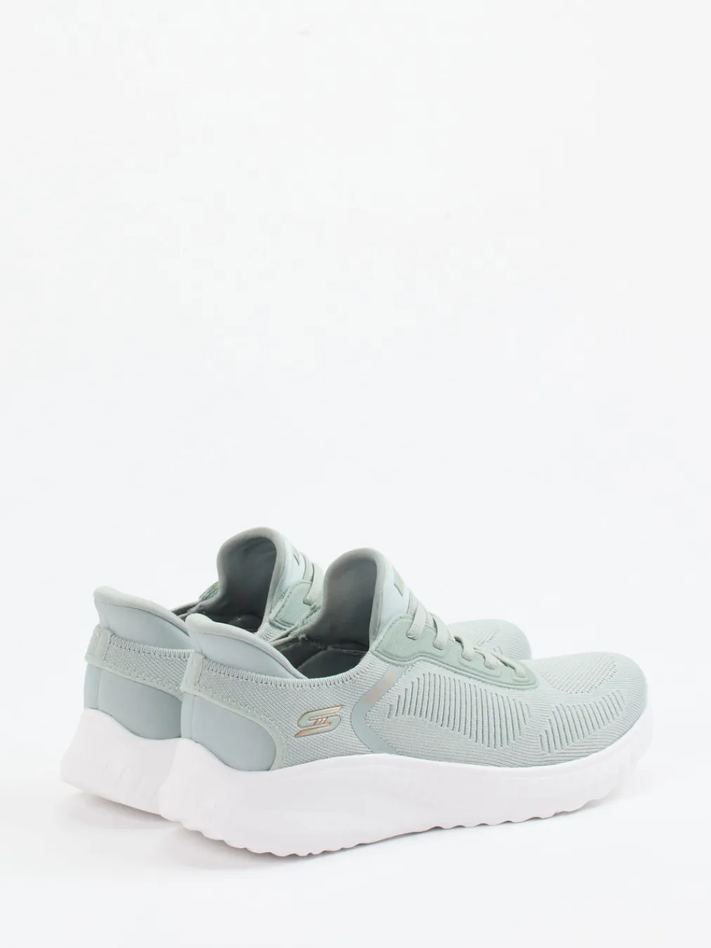 – Slip-On-Sneaker aus Meshtextil Pastellgrün-Skechers Outlet