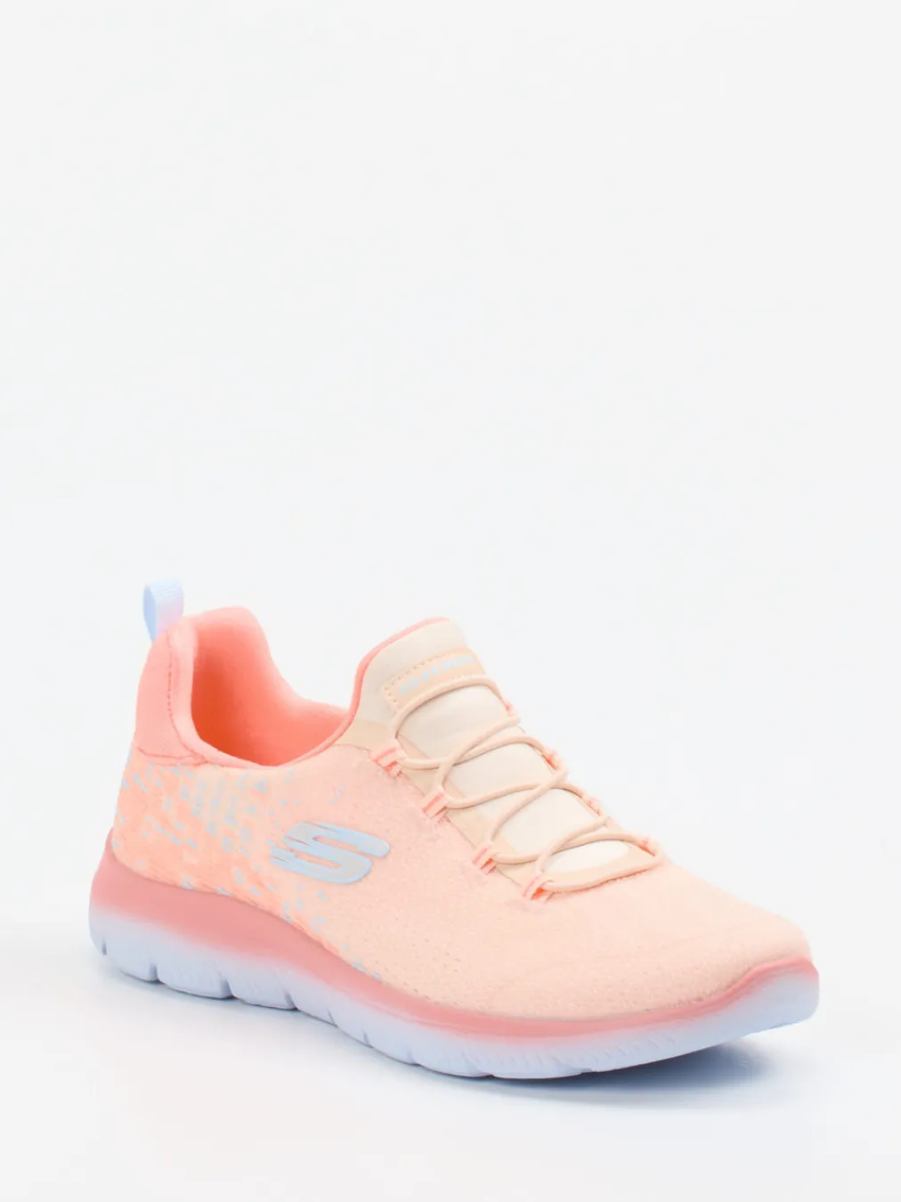 – Sneaker aus Textil in Pfirsichrosa-Skechers Hot