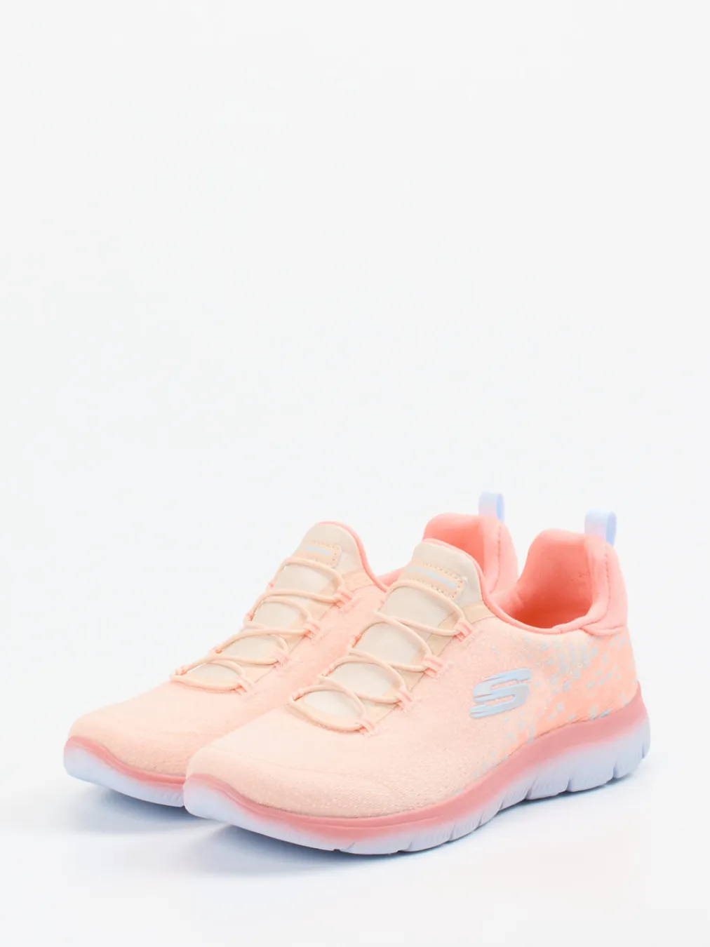 – Sneaker aus Textil in Pfirsichrosa-Skechers Hot