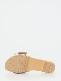 – Clogs aus Lammleder mit Holzsohle-Softclox New