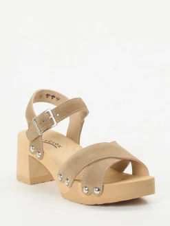 – Clogsandalen aus Veloursleder-Softclox Outlet