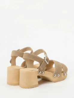 – Clogsandalen aus Veloursleder-Softclox Outlet