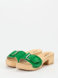 – Damen-Clogs aus Veloursleder-Softclox Online