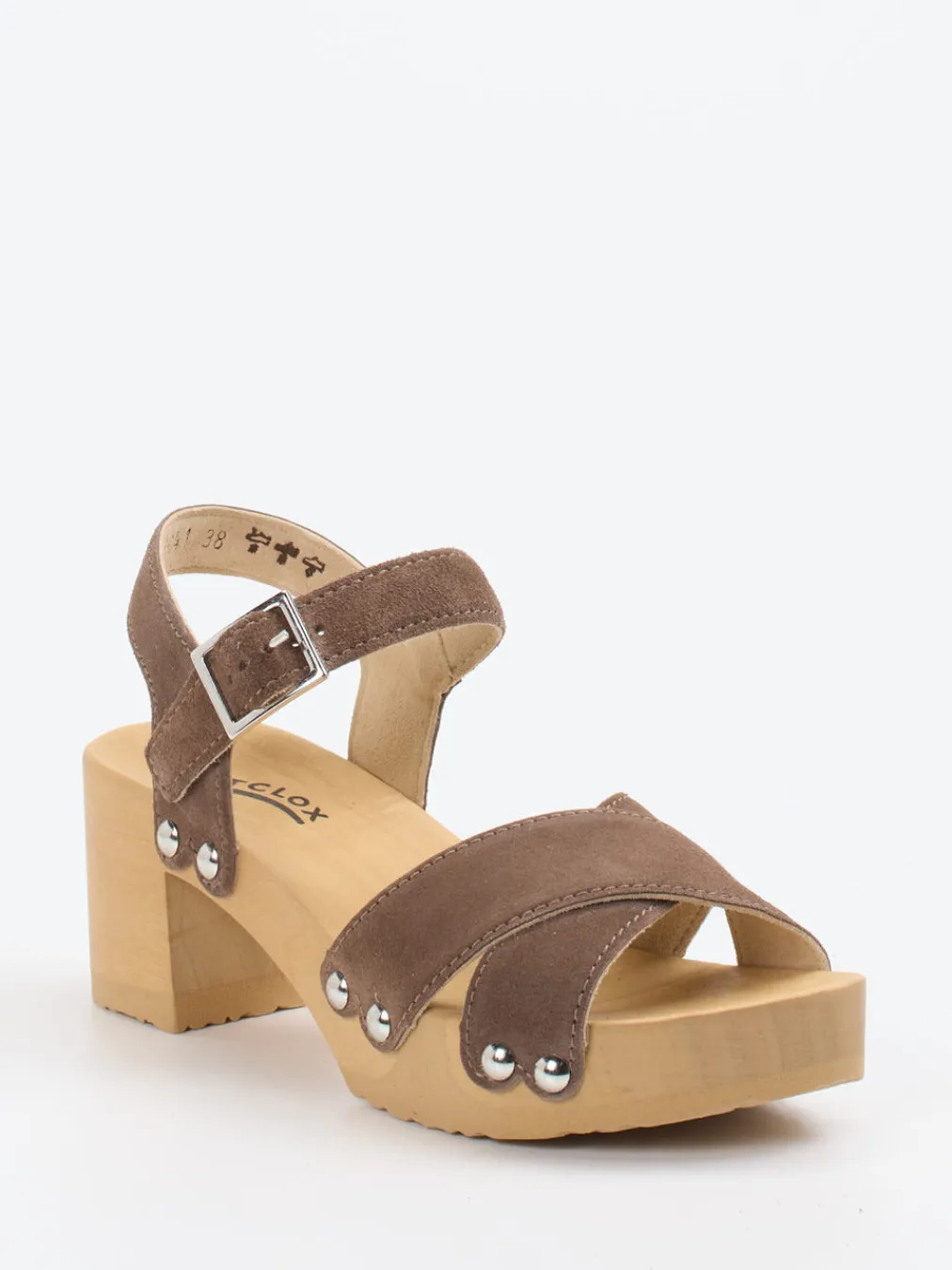 – Plateau-Sandalen aus Veloursleder-Softclox Online