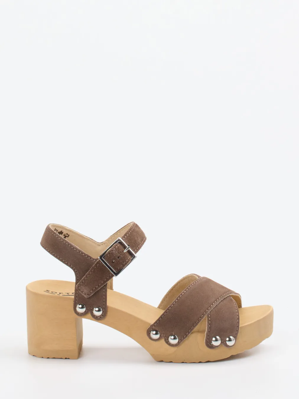 – Plateau-Sandalen aus Veloursleder-Softclox Online