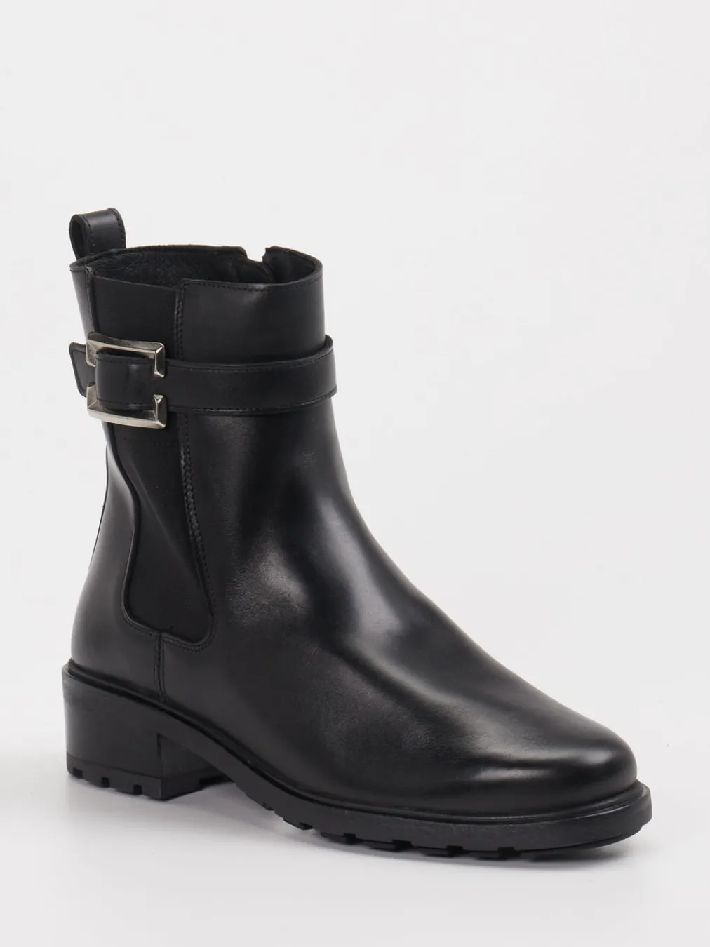 – Biker-Stiefelette aus Leder-Solidus Hot