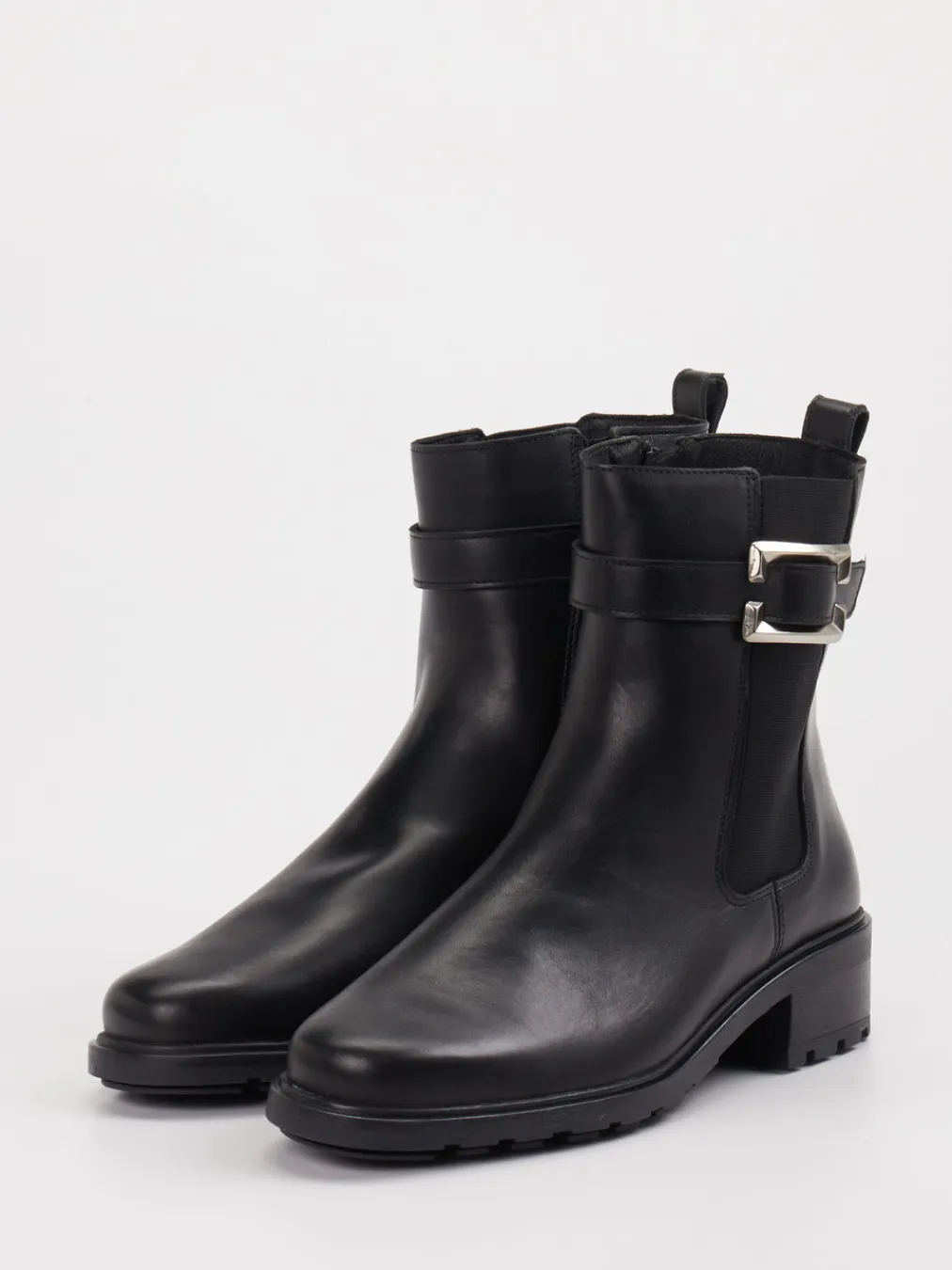 – Biker-Stiefelette aus Leder-Solidus Hot