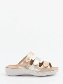 – Komfort-Pantolette aus Metallicleder-Solidus Best