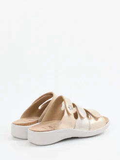 – Komfort-Pantolette aus Metallicleder-Solidus Best