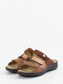 – Komfort-Pantoletten aus Veloursleder-Solidus