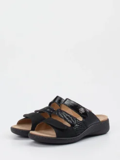 – Komfort-Pantolette aus Lackleder-Solidus Clearance