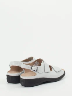 – Komfort-Sandale aus geprägtem Leder-Solidus Online